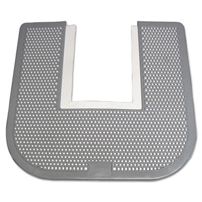 Fresh Products Disposable Toilet Floor Mat  Nonslip  Orchard Zing Scent  23 x 21-5 8  Gray  6 Carton (IMP1550CT)