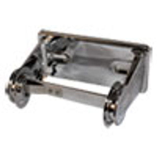 Impact Single Roll Toilet Tissue Dispenser  6 5 x 4 5 x 2 75  Chrome  1 Dozen (IMP2500DZ)