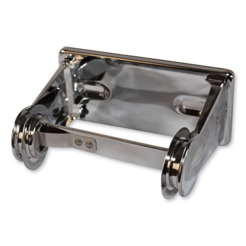 Impact Single Roll Toilet Tissue Dispenser  6 5 x 4 5 x 2 75  Chrome  1 Dozen (IMP2500DZ)