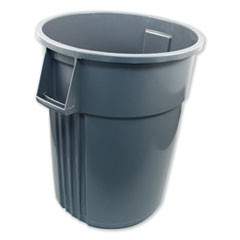 Impact Advanced Gator Waste Container  Round  Plastic  55 gal  Gray (IMP77553)
