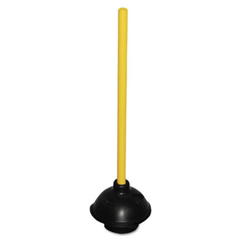 Impact Toilet Drain Plunger  20  Wood Handle  6  dia (IMP9201)