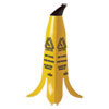 Impact Banana Wet Floor Cones  11 x 11 15 x 23 25  Yellow Brown Black (IMPB1001)