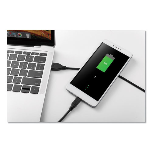 Innovera USB to Micro USB Cable  6 ft  Black (IVR30008)