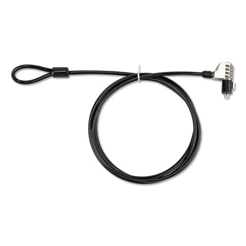 Innovera Combination Laptop Lock  6 ft Steel Cable (IVR64673)