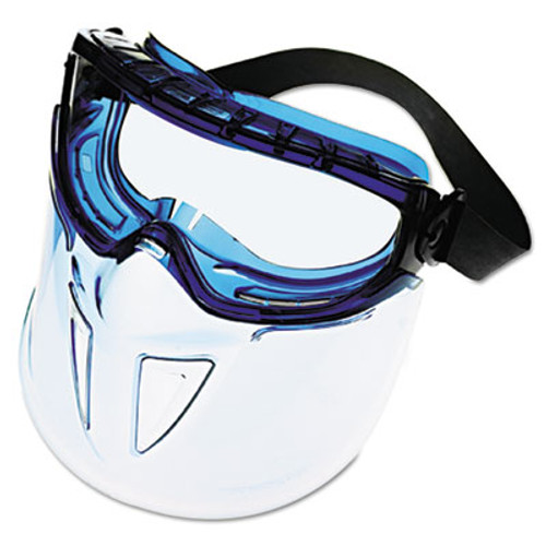 KleenGuard V90 Series Face Shield  Blue Frame  Clear Lens (KCC18629)