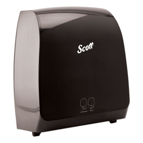 Scott Pro Electronic Hard Roll Towel Dispenser  12 66 x 9 18 x 16 44  Smoke (KCC34348)