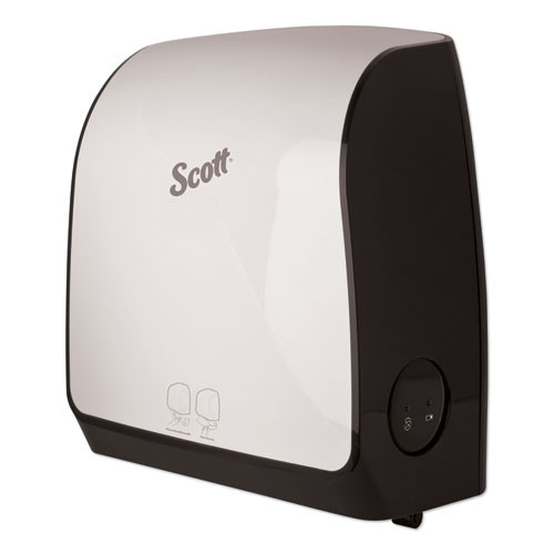 Scott Pro Electronic Hard Roll Towel Dispenser  12 66 x 9 18 x 16 44  White (KCC34349)