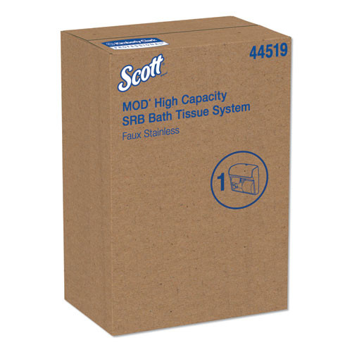 Scott Pro High Capacity Coreless SRB Tissue Dispenser 11 1 4 x 6 5 16 x 12 3 4 Faux SS (KCC44519)