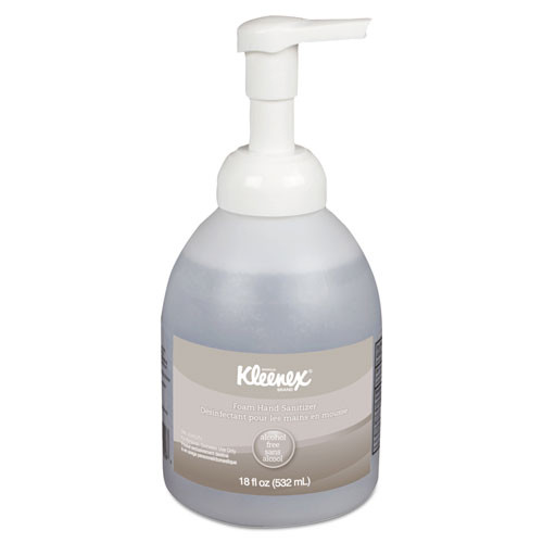 Kleenex Alcohol-Free Foam Hand Sanitizer  18 oz Pump Bottle (KCC45827EA)
