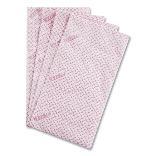WypAll Foodservice Cloths  12 5 x 23 5  Red  200 Carton (KCC51639)