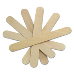 Medline Non-Sterile Tongue Depressors  Wood  6   500 Box (MIIMDS202065)