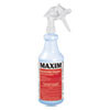 Maxim Germicidal Cleaner  Lemon Scent  32 oz Bottle  12 Carton (MLB04100012)
