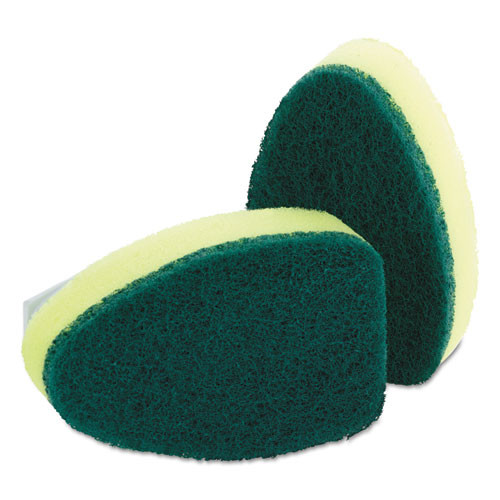 Scotch-Brite Refill Sponge Heads for Heavy-Duty Dishwand  2 Pack (MMM4817RSC)