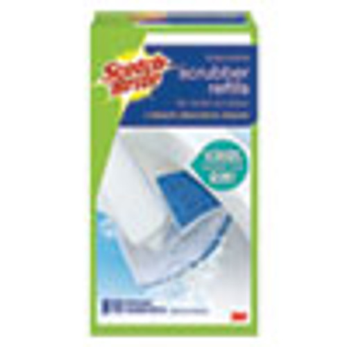 Scotch-Brite Disposable Toilet Scrubber Refill  Blue White  10 Pack (MMM558RF)