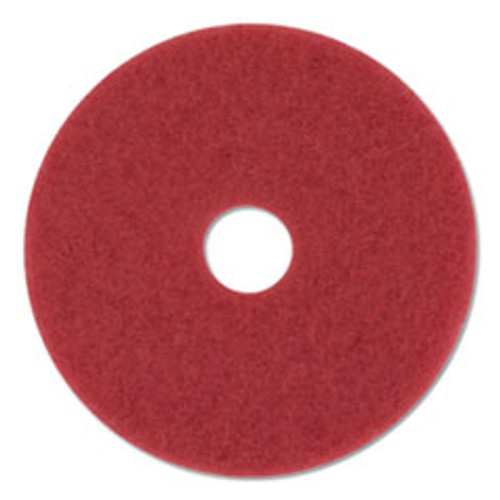 3M Buffer Floor Pads 5100  20  Diameter  Red  10 Carton (MMM59258)