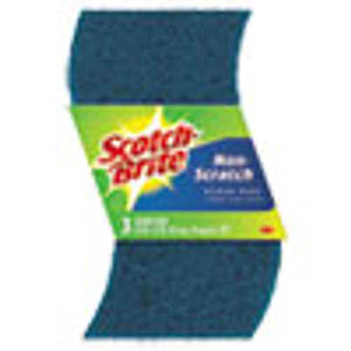 Scotch-Brite Non-Scratch Scour Pads  Size 3 x 6  Blue  10 Carton (MMM62310)