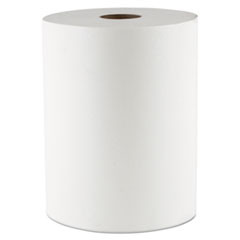 Morcon Tissue 10 Inch TAD Roll Towels  1-Ply  10  x 550 ft  White  6 Rolls Carton (MORVT106)