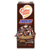 Coffee mate Liquid Coffee Creamer  Snickers  0 38 oz Mini Cups  50 Cups Box (NES61425BX)