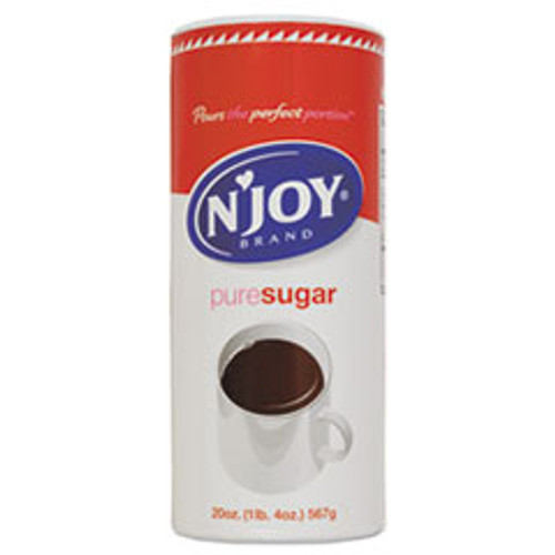 N'Joy Pure Sugar Cane  20 oz Canister  3 Pack (NJO94205)