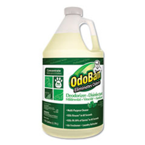 OdoBan Concentrated Odor Eliminator and Disinfectant  Eucalyptus  1 gal Bottle (ODO911062G4EA)