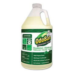 OdoBan Concentrated Odor Eliminator and Disinfectant  Eucalyptus  1 gal Bottle (ODO911062G4EA)