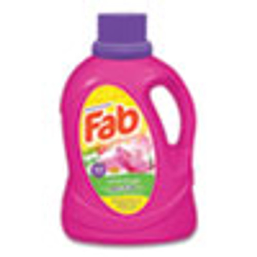 Fab Laundry Detergent Liquid  Love Duet  Lotus and Lilac   40 Loads  60 oz Bottle  6 Carton (PBCFABBB33)