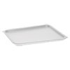 Pactiv Supermarket Tray   8S  1-Compartment  10 x 8 x 0 65  White  500 Carton (PCT0TF108S00000)