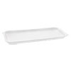Pactiv Supermarket Tray   10S  1-Compartment   10 75 x 5 7 x 0 65  White  500 Carton (PCT0TF110S00000)