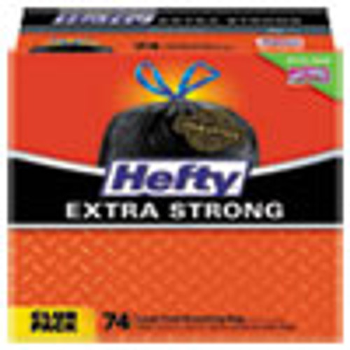 Hefty Ultra Strong Tall Kitchen and Trash Bags  30 gal  1 1 mil  30  x 33   Black  222 Carton (PCTE85274CT)
