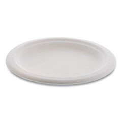 Pactiv EarthChoice Compostable Fiber-Blend Bagasse Dinnerware  Plate  6  Diameter  Natural  1 000 Carton (PCTMC500060001)