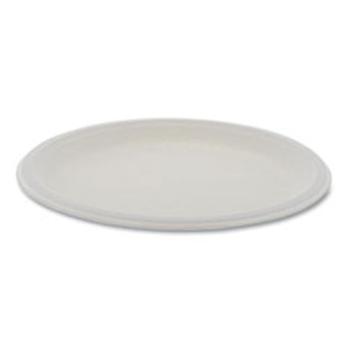 Pactiv EarthChoice Compostable Fiber-Blend Bagasse Dinnerware  Plate  10  Diameter  Natural  500 Carton (PCTMC500100002)