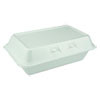 Pactiv SmartLock Foam Hinged Containers  Medium  8 75 x 5 5 x 3  1-Compartment  White  220 Carton (PCTYHLW01880000)