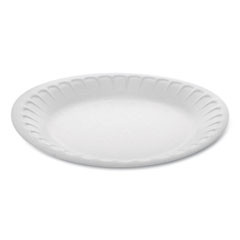 Pactiv Unlaminated Foam Dinnerware  Plate  7  Diameter  White  900 Carton (PCTYTH100070000)