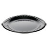 Pactiv Laminated Foam Dinnerware  Plate  9  Diameter  Black  500 Carton (PCTYTKB00090000)