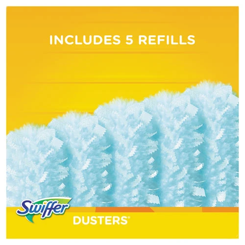 Swiffer Dusters Starter Kit  Dust Lock Fiber  6  Handle  Blue Yellow (PGC11804KT)