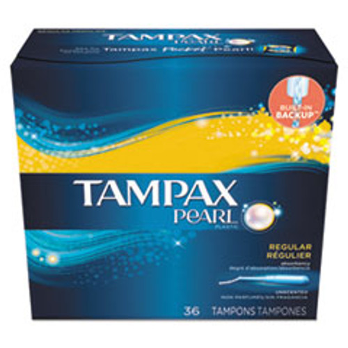 Tampax Pearl Tampons  Regular  36 Box  12 Box Carton (PGC71127)