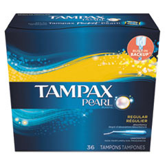 Tampax Pearl Tampons  Regular  36 Box  12 Box Carton (PGC71127)