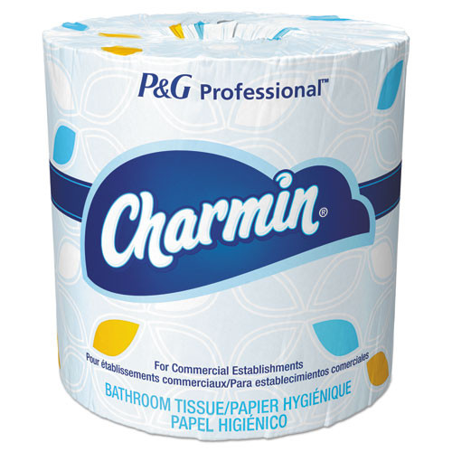 Charmin Commercial Bathroom Tissue  Septic Safe  2-Ply  White  450 Sheets Roll  75 Carton (PGC71693)