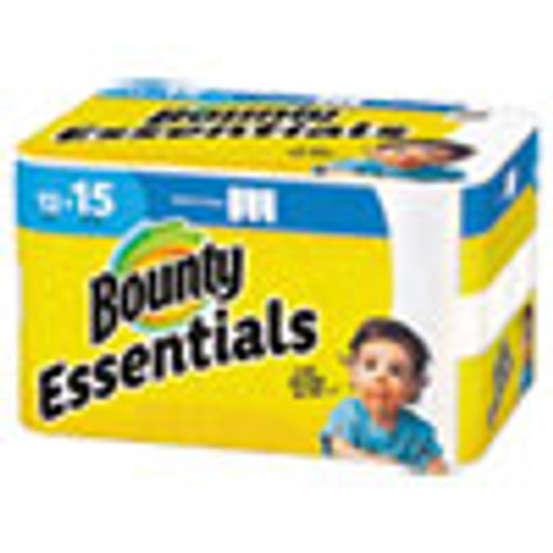 Bounty Essentials Select-A-Size Paper Towels  2-Ply  78 Sheets Roll  12 Rolls Carton (PGC75720)