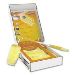 Swiffer Heavy Duty Duster Starter Kit  Handle Extends to 3 ft  1 Handle with 12 Duster Refills (PGC77300)