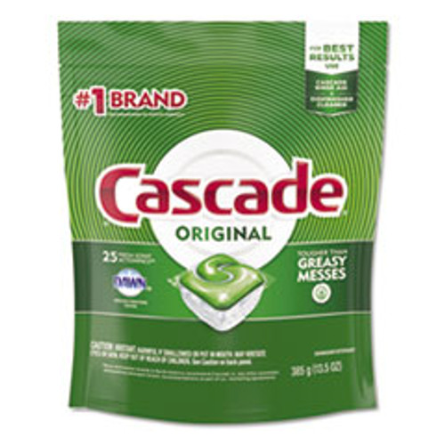 Cascade ActionPacs  Fresh Scent  13 5 oz Bag  25 Pack  5 Packs Carton (PGC80675)