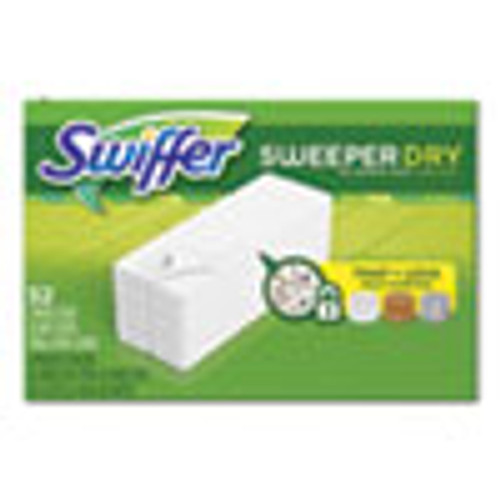 Swiffer Dry Refill Cloths  White  10 2 5  x 8   52 Box  3 Boxes Carton (PGC81216)
