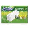 Swiffer Dry Refill Cloths  White  10 2 5  x 8   52 Box  3 Boxes Carton (PGC81216)