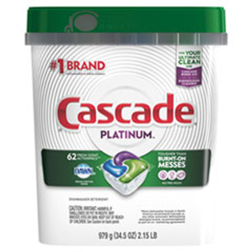 Cascade ActionPacs  Fresh Scent  34 5 oz Bag  62 Bag (PGC97726PK)