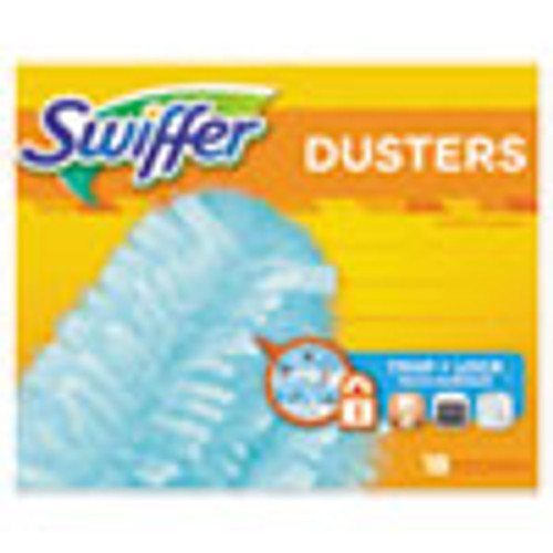 Swiffer Refill Dusters  Dust Lock Fiber  2  x 6   Light Blue  18 Box  4 Boxes Carton (PGC99036)