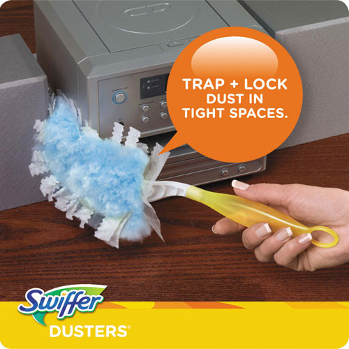 Swiffer Refill Dusters  Dust Lock Fiber  2  x 6   Light Blue  18 Box  4 Boxes Carton (PGC99036)