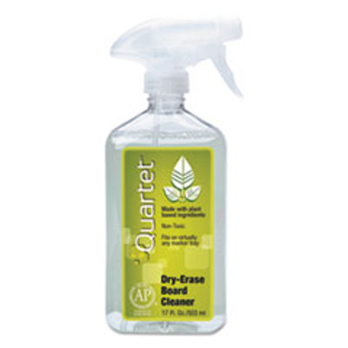 Quartet Whiteboard Spray Cleaner for Dry Erase Boards  17 oz Spray Bottle (QRT550)