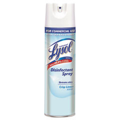 Professional LYSOL Brand Disinfectant Spray  Crisp Linen  19 oz Aerosol Can (RAC74828EA)