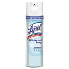 Professional LYSOL Brand Disinfectant Spray  Crisp Linen  19 oz Aerosol Can (RAC74828EA)