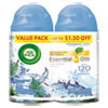 Air Wick Freshmatic Ultra Automatic Spray Refill  Fresh Waters  Aerosol  5 89 oz  2 Pack (RAC82093PK)